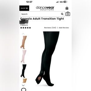 Carpezio adult transition tight L / XL - never been worn